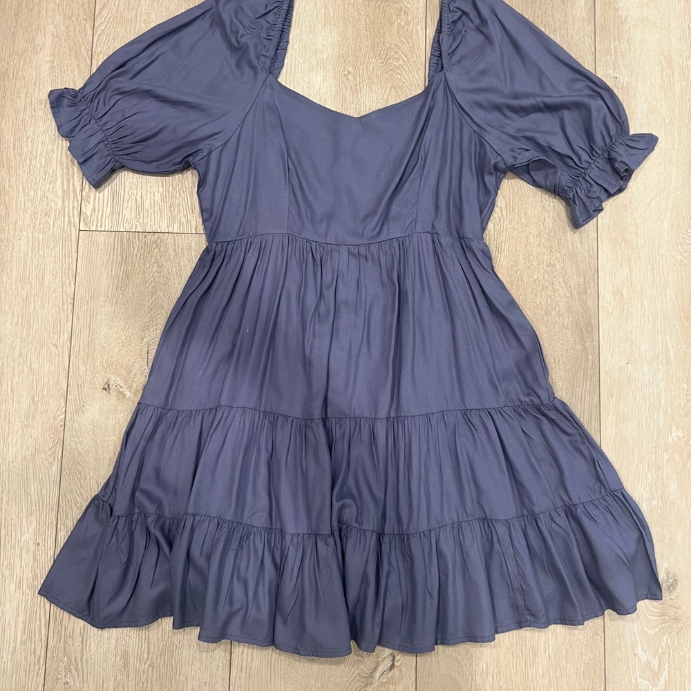 Elegant Navy Midi Dress